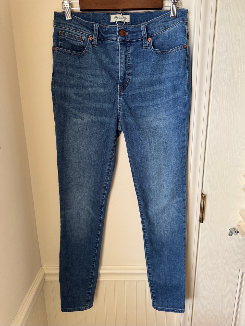 Madewell Women's Skinny Jeans in Classic Blue Size 29